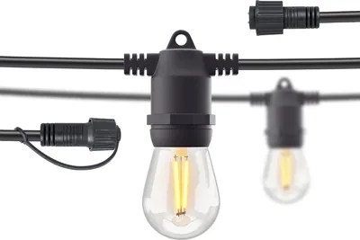 Obrázek produktu pro Hombli HBEW-0105, 10 lamp, Teplá bílá, 2700 K, Venkovní, Černá, 12 V