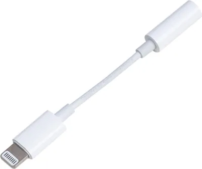 Image de BIGBEN CONNECTED ADAJACKMFIW - Adaptateur Jack 3,5mm vers Lightning Blanc