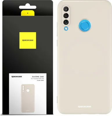 Productafbeelding van Siliconen hoesje voor Huawei P30 Lite, kleur: beige