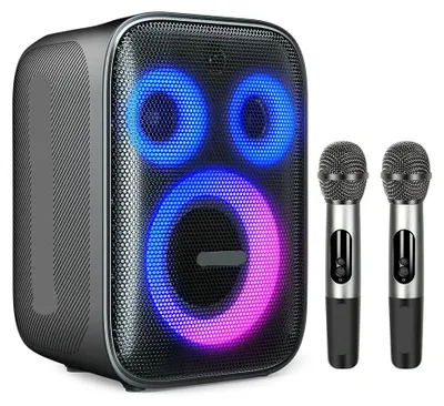 Obrázok produktu pre Bluetooth reproduktor – Reproduktory – Partybox – Reproduktor – 120 W – s 2 mikrofónmi