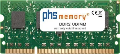 Obrázek produktu pro PHS-memory 1GB RAM paměti pro Dell Color Laser 2150cdn DDR2 UDIMM 667MHz (SP242910)