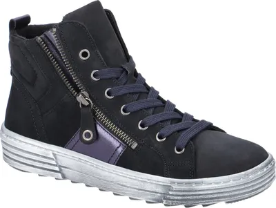 Produktbild von Gabor Shoes Schnürstiefelette Dunkelblau Nubukleder Größe: 37 Normal