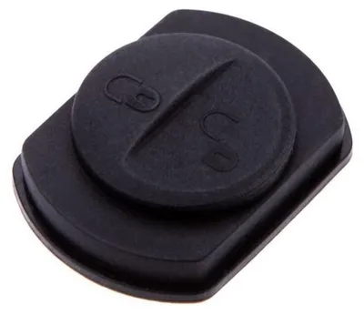 Produktbild von Gummimembran für Autoschlüssel mit 2 Tasten, passend für Smart ForFour, ForTwo und Mitsubishi Colt, Baujahre 2004–2007
