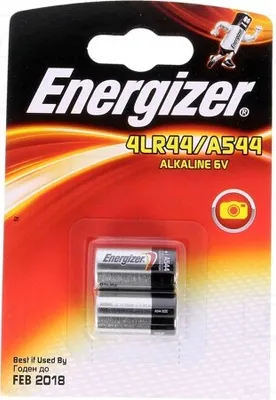 Produktbild von 1x Batterie: alkalisch 4LR44 6V Anz.Bat: 2 Ø13x25mm A544 Batterien