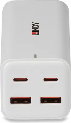 Image de Lindy 73441 LINDY 100W 4-Port USB Desktop GaN Fast Charger