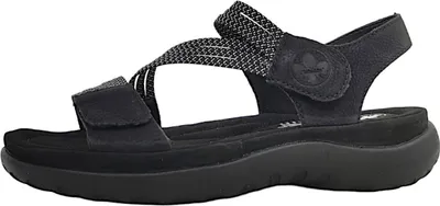 Produktbild von Rieker Namur/Ribbonstretch Damenschuhe Sandale Schwarz Freizeit, Schuhgröße:40 EU
