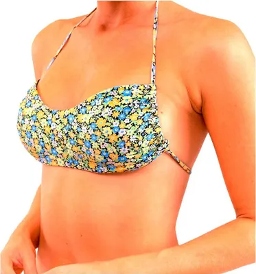 Produktbild von Rhythm Carrie Tan Line Bandeau Bikinioberteil Schwarz L Damen Schwarz L