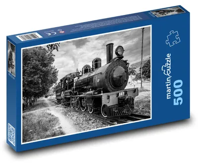 Obrázek produktu pro Puzzle 500 Železnice - parní lokomotiva - martinpuzzle