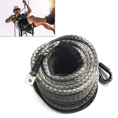 Imagen del producto de Cuerda para izaje – 30 metros, 10 mm de diámetro – Resistencia a la rotura: 10,5 toneladas