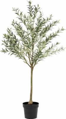Image de Olivier artificiel de 170cm - Arbre décoratif artificiel très réaliste en pot