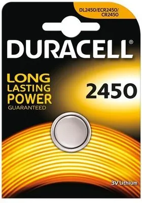 Produktbild von Duracell 2450, Lithium, Button/coin, 3 V, 24 mm, 24 mm, 5 mm