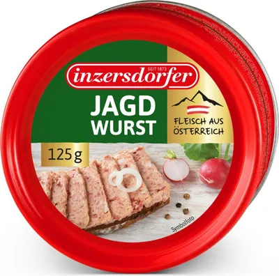 Produktbild von Jagdwurst 125g, Inzersdorfer