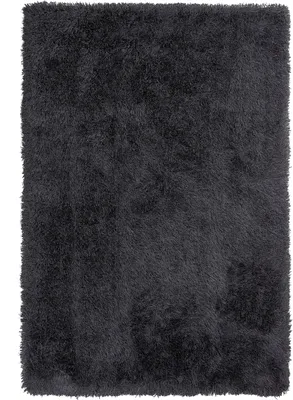 Obrázok produktu pre BELIANI Shaggy koberec s vysokým vlasom čierny polyesterový 200 x 300 cm obdĺžnikový jednofarebný