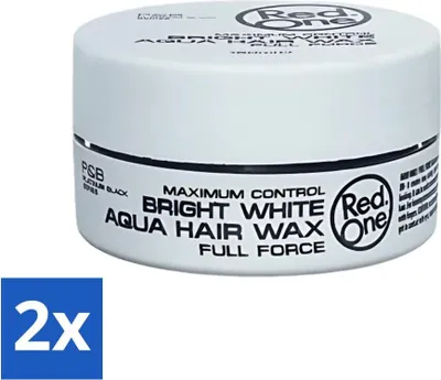 Produktbild von Red One - Haarwachs - Strahlendes Weiß - Maximale Kontrolle - Für extra starke Fixierung - 150 ml - Vorteilspack - 2 Stücke