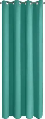 Produktbild von Eurofirany 350446, Durchscheinend, Türkis, Einfarbig, Polyester, Öse, 210 g/m²