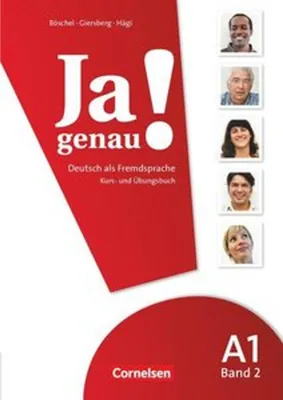 Obrázok produktu pre Ja genau! Europäischer Referenzrahmen: A1 (Zweiter Teil). Kurs- und Arbeitsbuch
