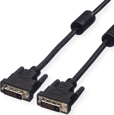 Zdjęcie produktu dla VALUE DVI-D/DVI-D, 2 m, 2 m, DVI-D, DVI-D, Czarny, Męska/Męska, 1 szt.