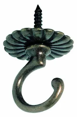 Produktbild von Deckenhaken 80mm Rosetten Befestigungen Deckenhalterungen Halterungen Haken TOP