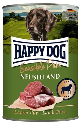 Immagine prodotto di HappyDog 400gx6 Sensitive Agnello Puro della Nuova Zelanda