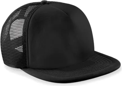 Produktbild von Beechfield B645 | Vintage Snapback Trucker Cap / Kappe / Mütze / Hut - Farbe: Black/Black - Größe: One Size
