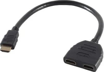 Produktbild von Adapter HDMI-Stecker / 2 x HDMI-Kupplung verg.