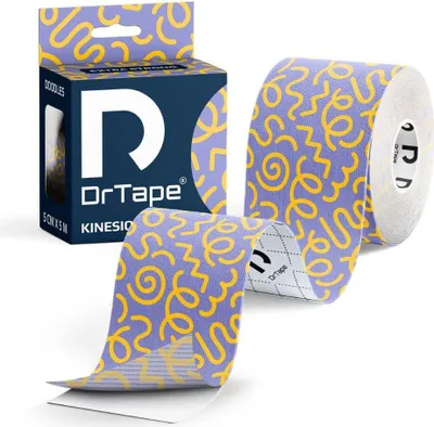 Zdjęcie produktu dla DrTape mocna wodoodporna taśma do tejpingu 5cm x 5m Doodles