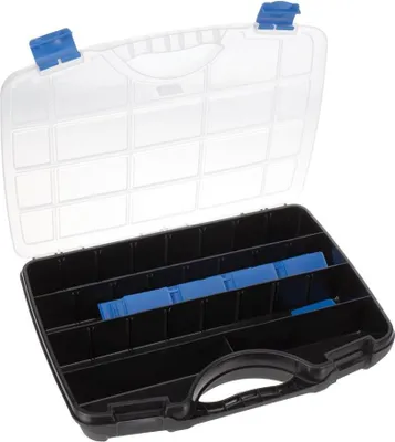 Produktbild von - Sortimentskasten - 388 x 290 x 61 mm - 21 Herausnehmbare Trennwnde - 6 L