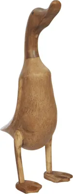 Image de Magnifique canard en bois de style rustique 45 cm