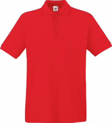 Produktbild von Fruit Of The Loom Premium Herren Polo-Shirt, Kurzarm BC1381 (3XL) (Rot)