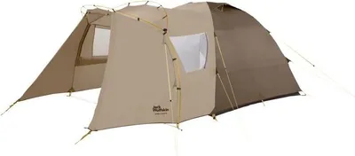 Produktbild von Jack Wolfskin Kuppelzelt GRAND ILLUSION IV braun/beige mit Tunnel-Anbau