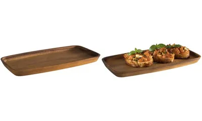 Productafbeelding van APS-Germany 00899, Klassiek serveerblad, Rechthoekig, Hout, Bruin, 350 mm, 250 mm
