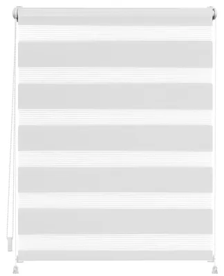 Produktbild von Lichtblick Duo Rollo Klemmfix, ohne Bohren, verspannt Weiß, 150 cm, 80 cm x 150 cm (B x L)