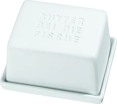 Produktbild von Breakfast Butterdose, klein "Butter bei die Fische"