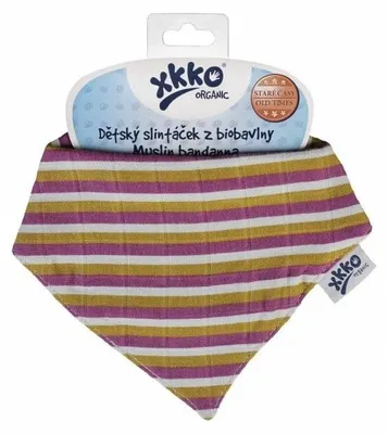 Obrázok produktu pre XKKO - Slintáčik Organic Staré časy Violet Stripes