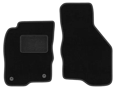 Obrázek produktu pro Přední velurové autokoberce na míru pro Mitsubishi Galant VIII (1996-2007, kombi, sedan) černé, sada 2 ks, s úchyty