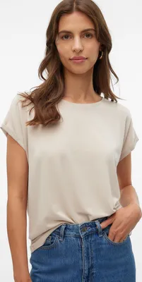 Produktbild von Glänzendes Shirt Oberteil Rundhals Locker geschnitten | M