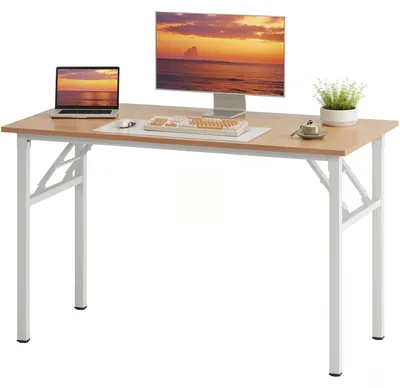 Immagine prodotto di Tavolo pieghevole per computer, dimensioni 100 x 60 cm, ideale per la casa e l'ufficio