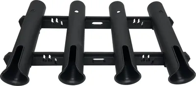 Produktbild von Wandmontage Hengelhalter - Rohre Links Hengelhalter Rack Resten (4-polig Schwarz)