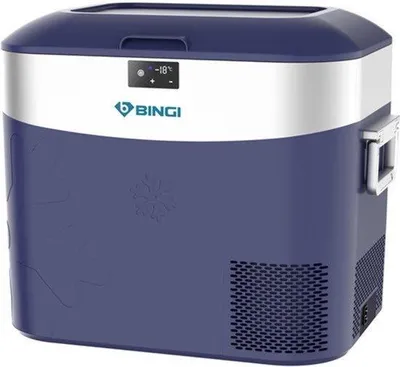 Productafbeelding van Compressor Koelbox, 22 Liter Draagbare Auto Koelkast, 12/24 V DC en 230 V AC voor Auto, Vrachtwagen, Camping, Camper en Stopcontact