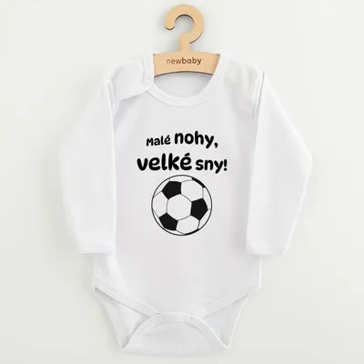 Image de Baby body avec imprimé New Baby Petites jambes, grands rêves, taille 68 (4-6m)