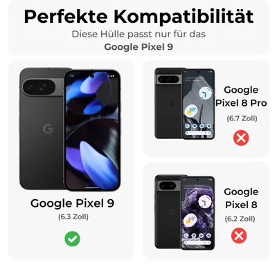 Produktbild von Handyhülle für Google Pixel 9 Matt Case Schutzhülle Kratzfest Passgenau Lila