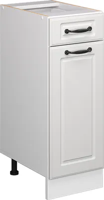 Produktbild von Vicco Küchenunterschrank R-Line, 30 cm ohne Arbeitsplatte, Weiß Landhaus/Weiß
