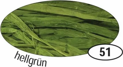 Zdjęcie produktu dla Folia 9051 Naturalna rafia łykowa - matowa, jasnozielona, 50 g