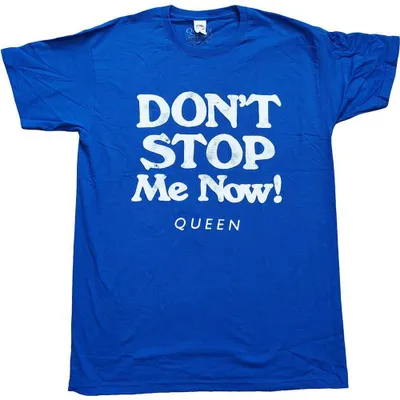 Obrázek produktu pro Queen Don't Stop Me Now Blue XL Tričko