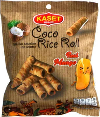 Image de Rouleau de riz Coco à la mangue véritable 40 g