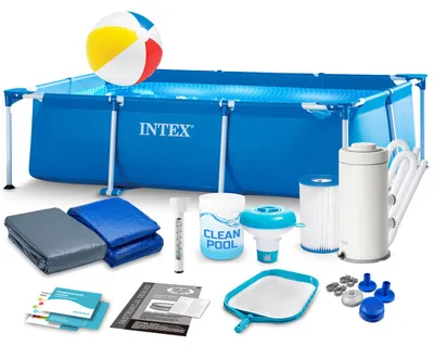 Obrázok produktu pre Záhradný bazén s rámom 260 x 160 x 65 cm 15-v-1 INTEX 28271