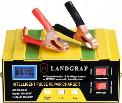 Obrázek produktu pro Automatická Nabíječka Baterií S Funkcí Opravy Aut 12V 24V