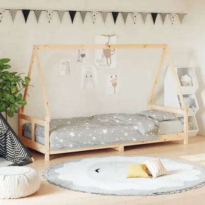 Produktbild von "im Angebot" Kinderbett 80x200 cm Massivholz Kiefer - Kinderbetten CC22919