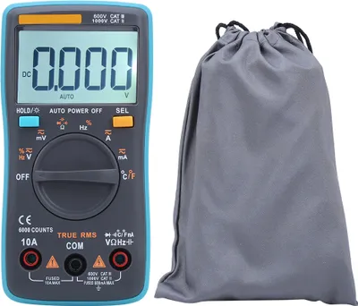 Image de Multimètre,Multimètre numérique,Testeur de diodes,Multimètre électrique,Testeur électrique,Multimètre AC DC,Multimètre portable