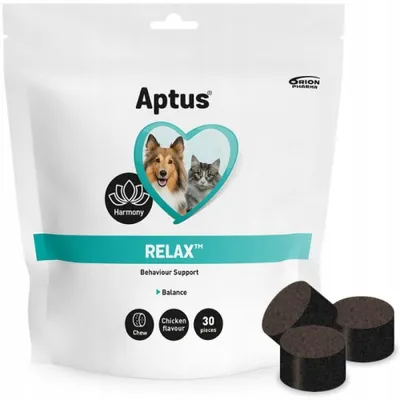 Productafbeelding van APTUS Relax Stress - supplementen voor honden en katten – 30 stuks